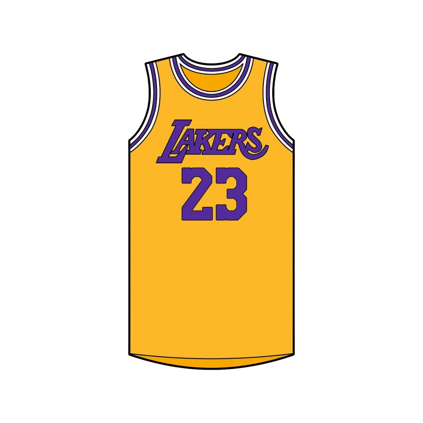 Lebron Lakers Home Jersey