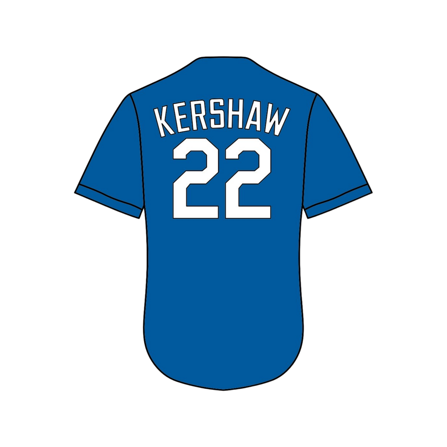 Blue Kershaw #22 Jersey